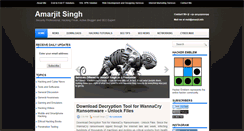 Desktop Screenshot of amarjit.info